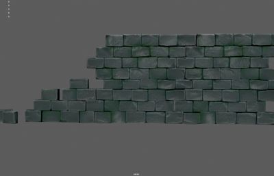 砖墙石块 石墙围墙