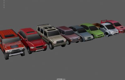 低面汽车 越野车 小轿车