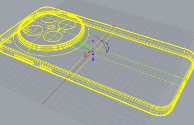 VIVO X300 Pro手机3D模型