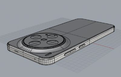 VIVO X300手机3D模型