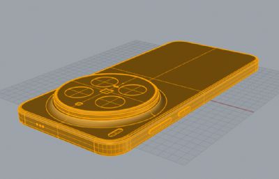 VIVO X300 Pro手机3D模型