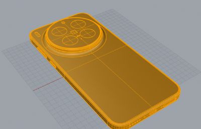 VIVO X300 Pro手机3D模型