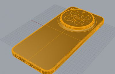 VIVO X300 Pro手机3D模型