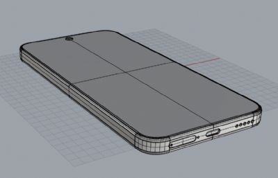 VIVO X300手机3D模型