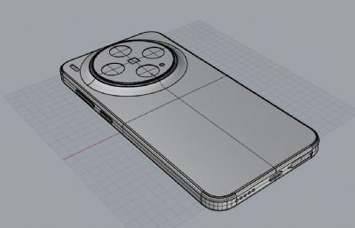 VIVO X300手机3D模型