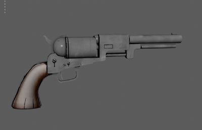 牛仔左轮手枪 火枪 老式手枪