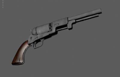 牛仔左轮手枪 火枪 老式手枪