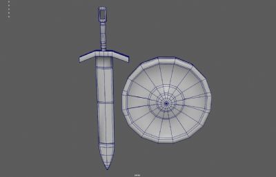 卡通剑 剑盾 盾牌