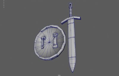 卡通剑 剑盾 盾牌