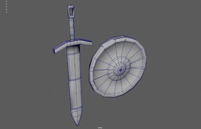 卡通剑 剑盾 盾牌