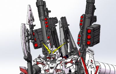 高达FA独角兽机器人