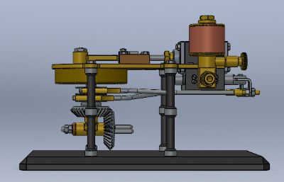 卧式船用发动机