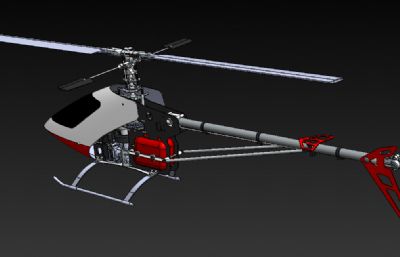 燃油航模油动直升机