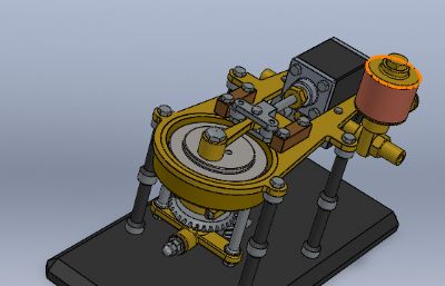 卧式船用发动机