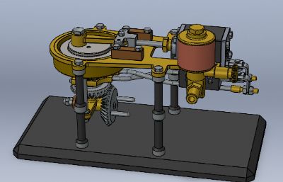 卧式船用发动机