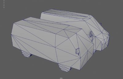 面包车 箱货车 MPV商务车塌陷模型