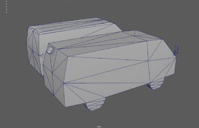 面包车 箱货车 MPV商务车塌陷模型