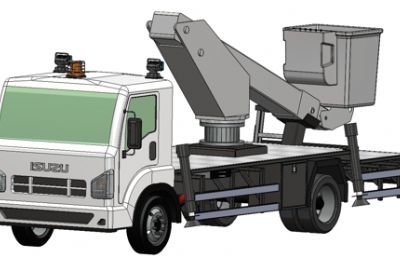 车载式伸缩臂高空作业平台