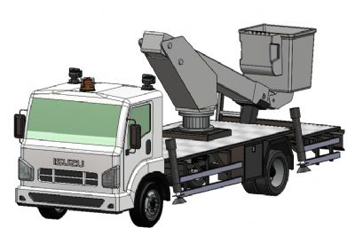 车载式伸缩臂高空作业平台