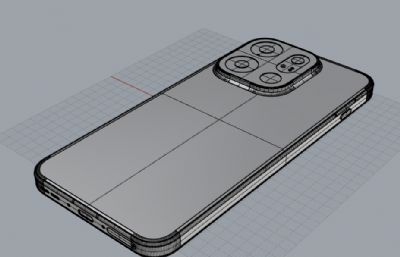 OPPO Find X9手机3D模型