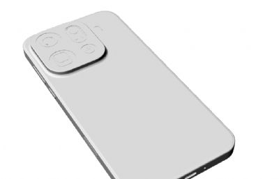 OPPO Find X9 Pro手机3D模型