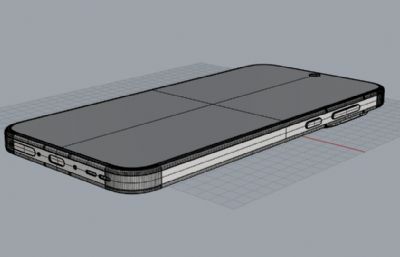 OPPO Find X9手机3D模型