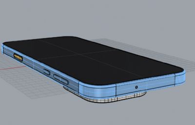 OPPO Find X9 Pro手机3D模型