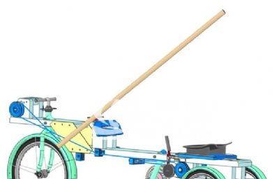 三轮车底盘模型