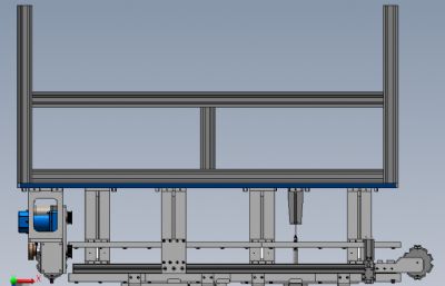 工件定位小型流水线
