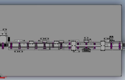 工件定位小型流水线