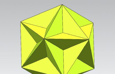 五角星多边形prt模型