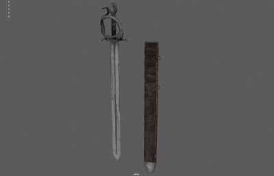 欧洲剑 古代剑 剑鞘