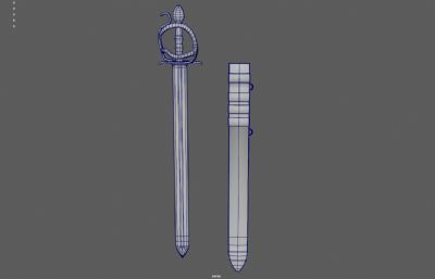 欧洲剑 古代剑 剑鞘