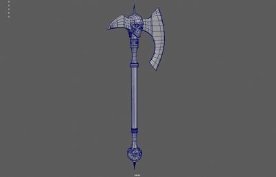 骷髅斧 恶魔战斧魔幻武器