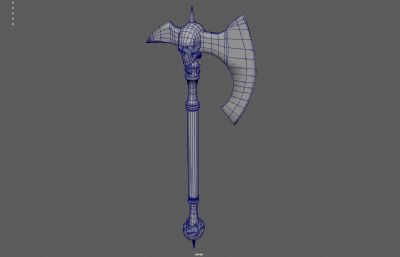 骷髅斧 恶魔战斧魔幻武器