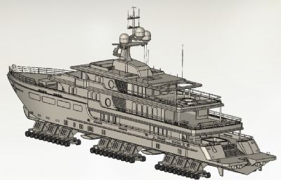 游艇及其运送车