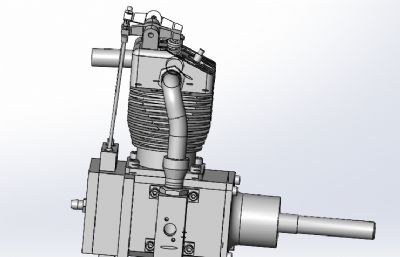 四冲程两缸发动机