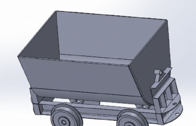 侧翻式轨道车