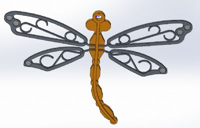 蜻蜓挂件