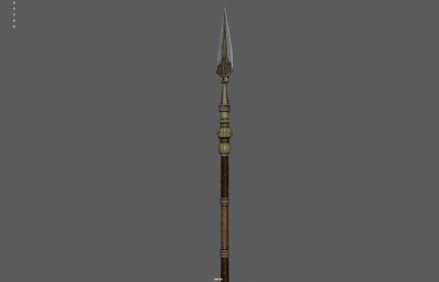 长矛 古代长枪武器塌陷模型