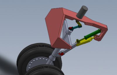 飞机起落架模型
