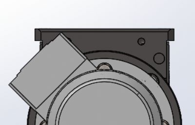 中控轴方形直角齿轮箱