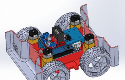 L298型足球机器人小车