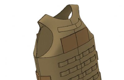 防弹背心模型