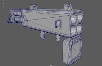 单兵火箭筒 防空导弹 导弹系统塌陷模型