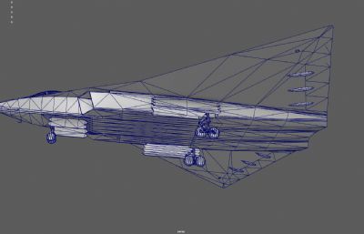 六代战机 隐形战机 歼36塌陷模型