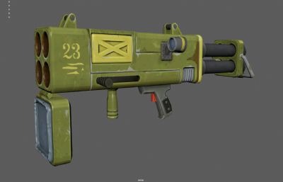 单兵火箭筒 防空导弹 导弹系统塌陷模型