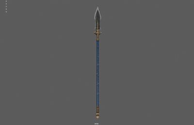 长枪 冷兵器 神枪长矛塌陷模型