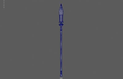 长枪 冷兵器 神枪长矛塌陷模型