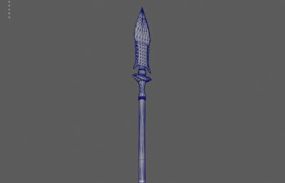 长枪 冷兵器 神枪长矛塌陷模型